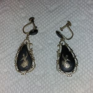 Vintage Japanese drop earrings
